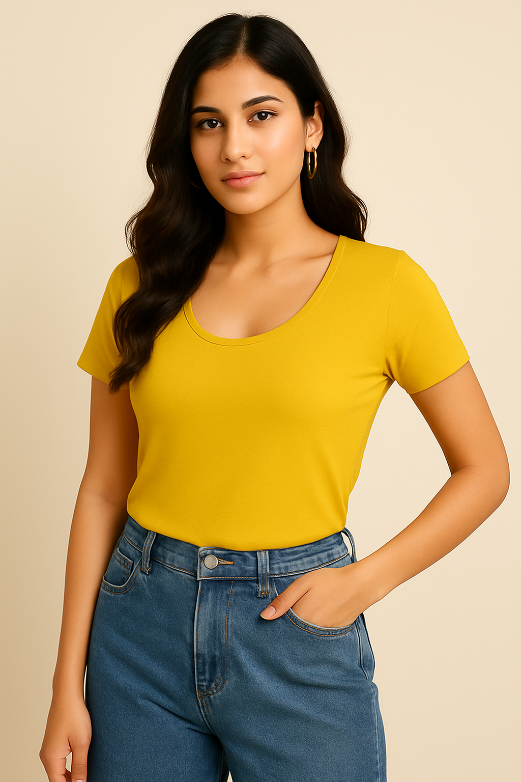 Women Classic T-Shirt | New Yellow