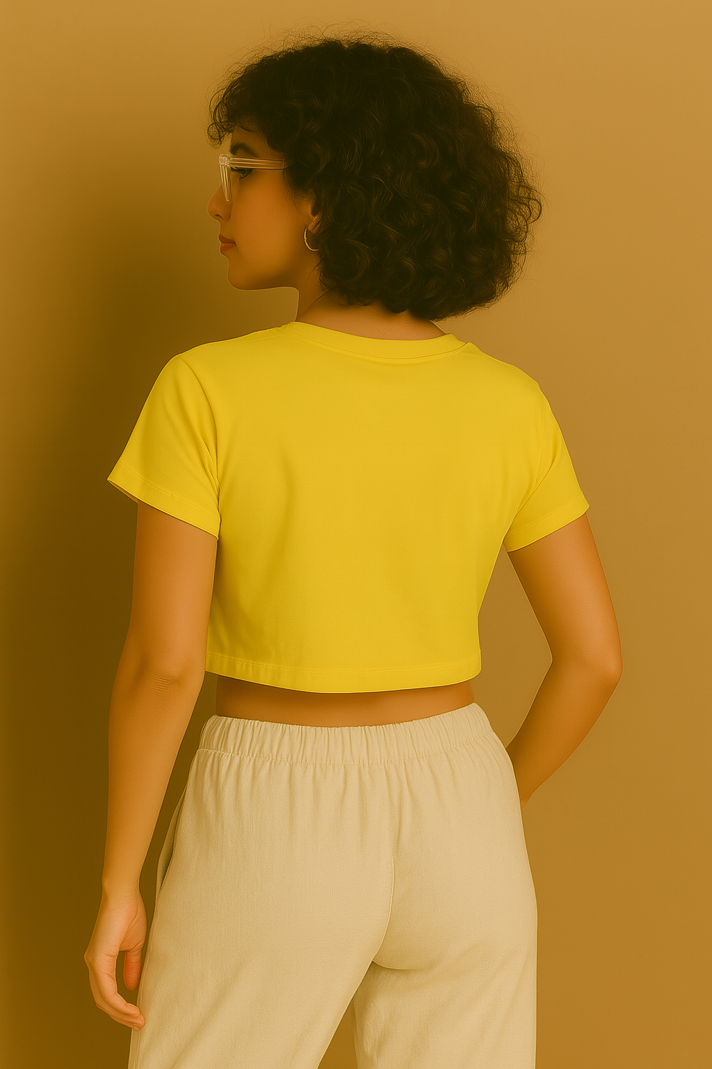 Crop Top | Beige