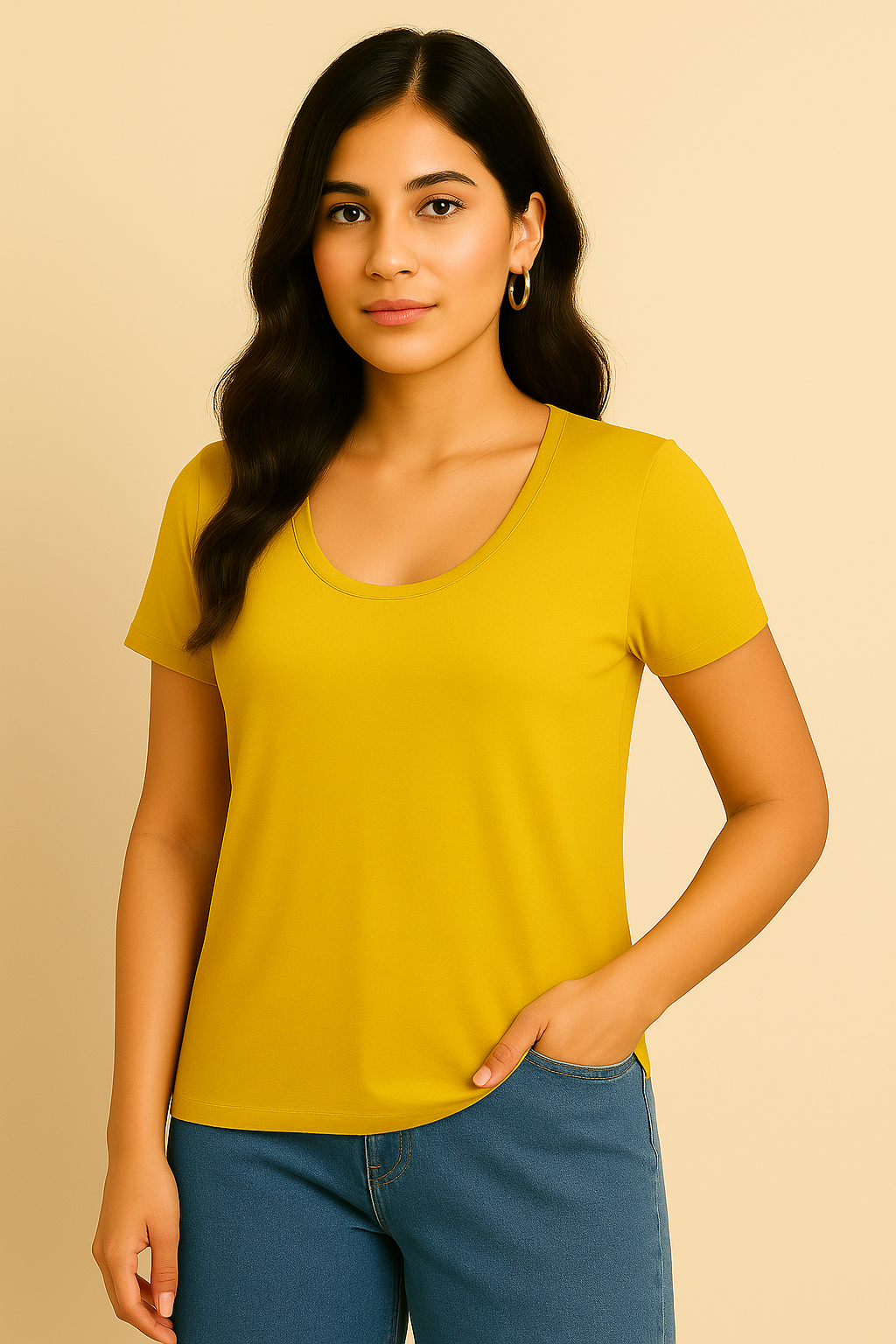 Women Classic T-Shirt | New Yellow