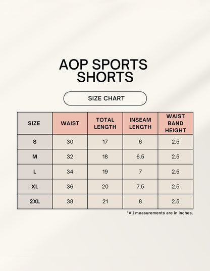Printed Sports Shorts