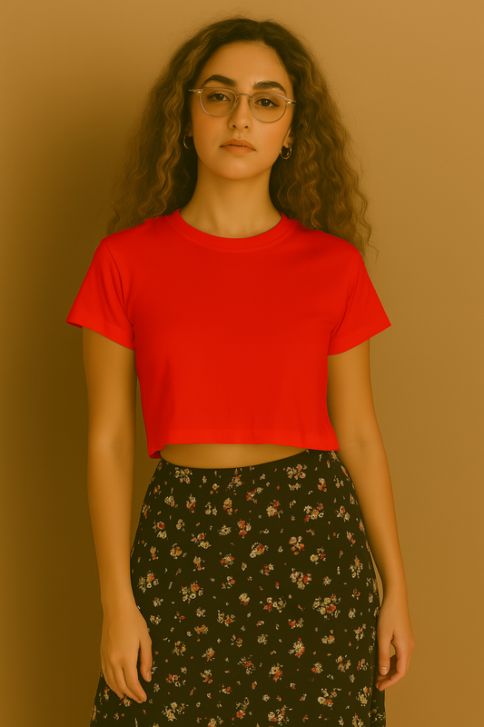 Crop Top | Red