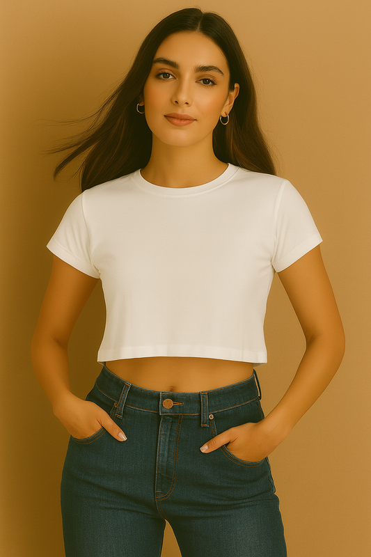 Crop Top | White