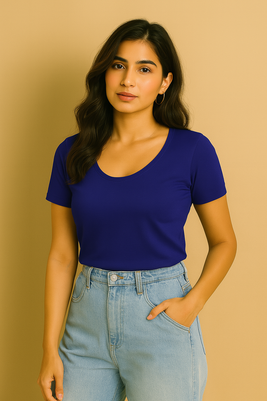 Women Classic T-Shirt | Royal Blue