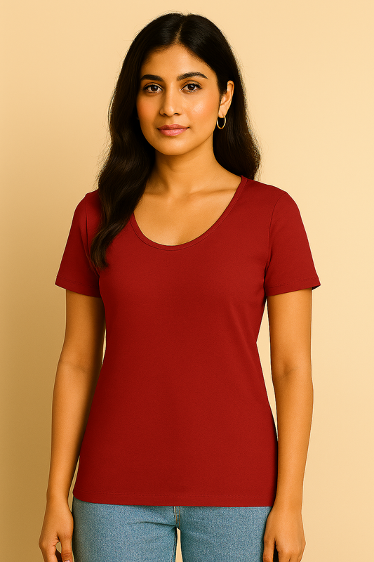 Women Classic T-Shirt | Red